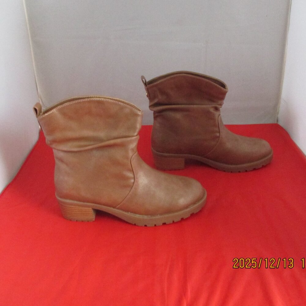 Kenneth Cole New York Teri Alice Western Boots - Us Size 5 - Brown - 1416
